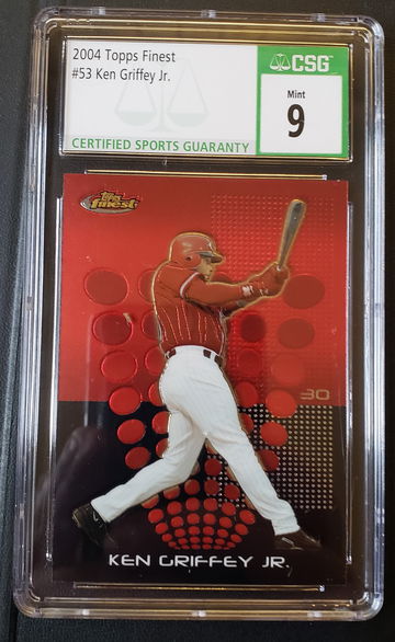2004 Finest #53 Ken Griffey Jr. CSG 9 MINT