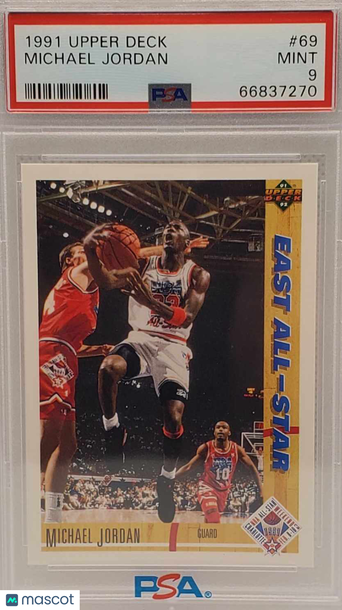 Michael Jordan 1991 Upper Deck #69 PSA 9
