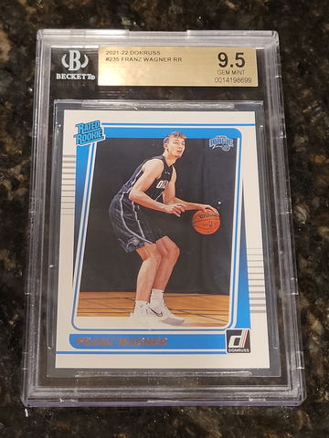 2021-22 Franz Wagner Donruss Rated Rookie #235 BGS 9.5