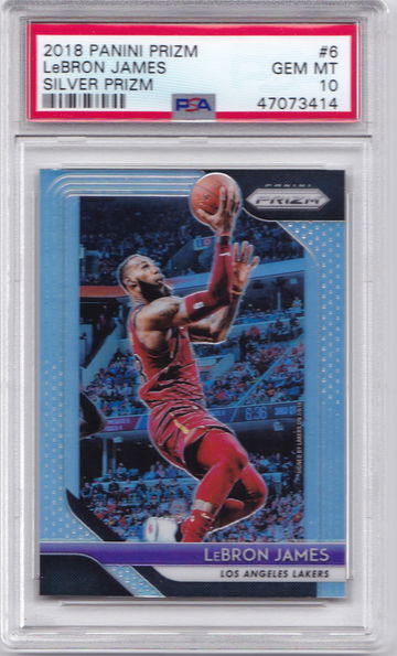 LeBron James 2018 Prizm Silver PSA 10 