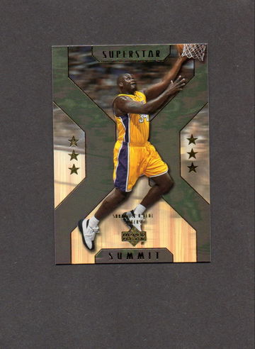 2002 Upper Deck Superstar Summit #5 Shaquille O'Neal Lakers HOF
