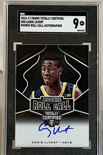 2016 Certified Caris Levert Rookie Roll Call Autographed On-Card Auto