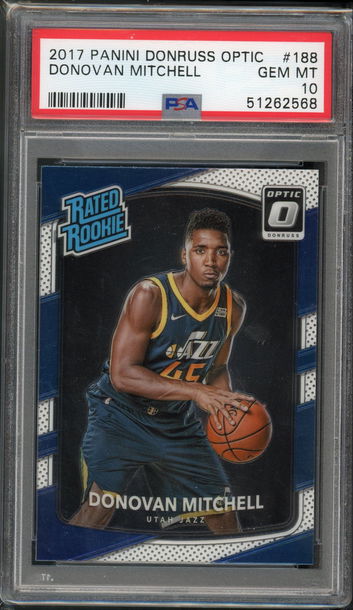 2017 Optic Donovan Mitchell PSA 10