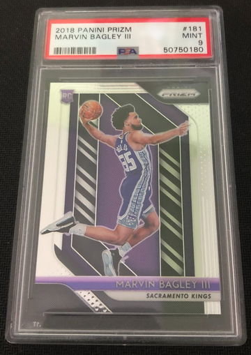 2018 Panini Prizm #181 Marvin Bagley RC Rookie PSA 9 Mint