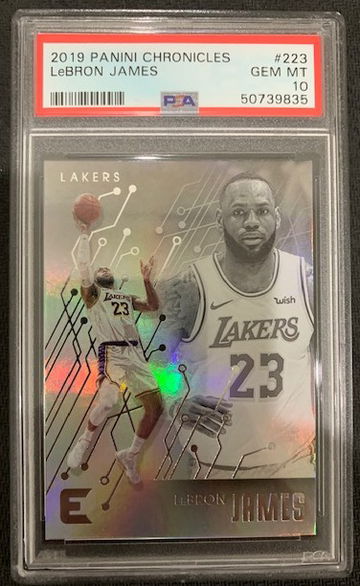 2019 Panini Chronicles LeBron James #223 PSA 10 - 50739835