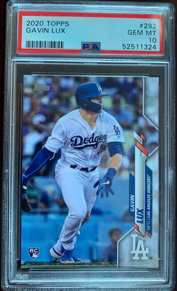 2020 Topps Gavin Lux PSA 10 Gem Mint