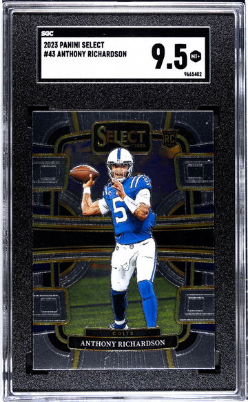 2023 Panini Select Concourse Anthony Richardson #43 RC SGC 9.5