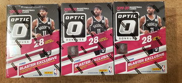 2019-20 Optic Donruss Basketball Lot of 3x Blaster Box Factory Sealed 