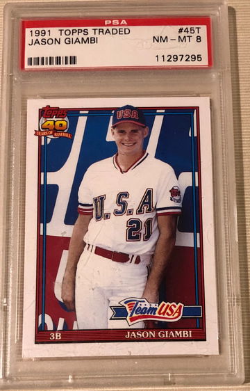 1991 Topps Traded Jason Giambi