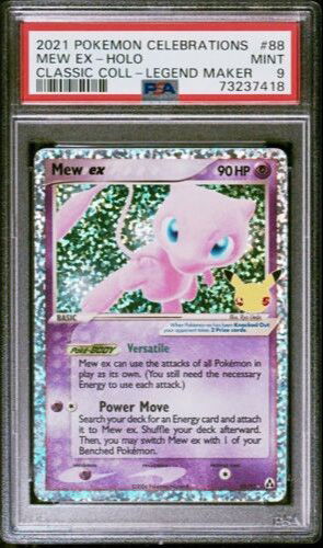 Pokemon Celebrations Mew ex Classic Collection Legend Maker PSA 9