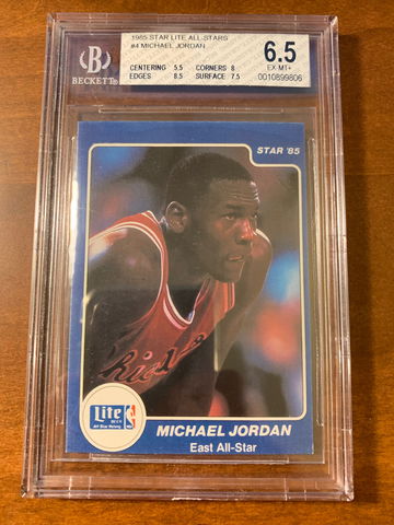 Michael Jordan - 1985 Star (Lite All-Stars) *Rare*