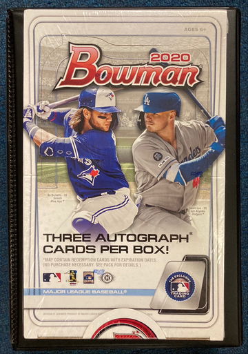 2020 Bowman HTA Jumbo Factory Sealed Hobby Box (3 Autographs)