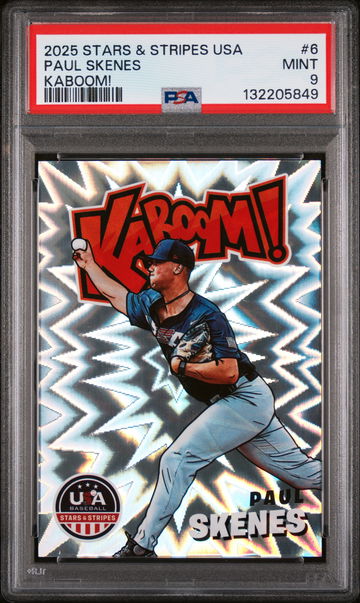 2025 Panini Stars & Stripes USA Kaboom! Paul Skenes #6 PSA 9