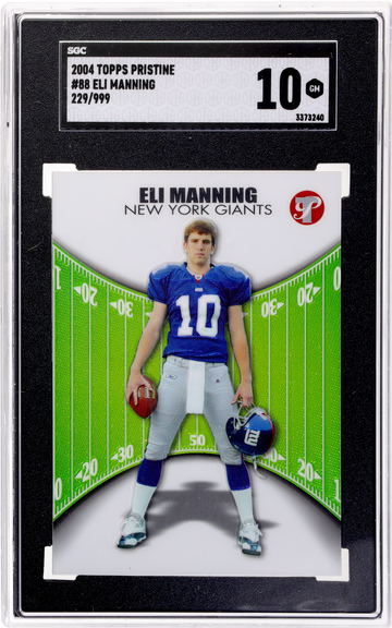2004 Topps Pristine /999 #88 Eli Manning SGC 10