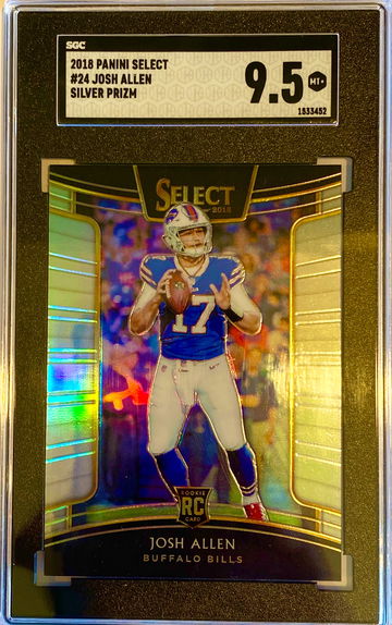 2018 Josh Allen Select Silver Prizm Rookie #24 SGC 9.5 RC Mint+ Refractor 🔥