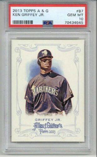 2013 TOPPS ALLEN & GINTER #87 KEN GRIFFEY JR. SEATTLE MARINERS PSA 10 LOW POP