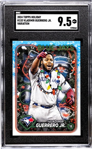 2024 Topps Holiday #H133 Vladimir Guerrero Jr. Variation SGC 9.5