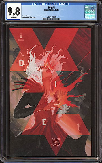 Die #1 CGC 9.8 WHITE Image 2018 Kieron Gillen Stephanie Hans