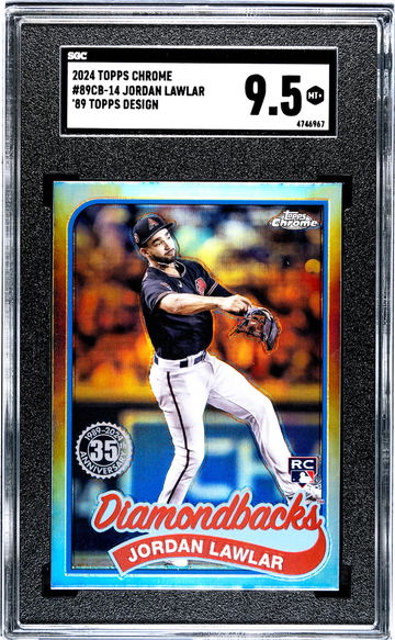 2024 Topps Chrome #89CB-14 Jordan Lawlar '89 Des. SGC 9.5