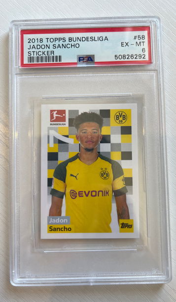 2018 Topps Bundesliga Jadon Sancho Sticker 