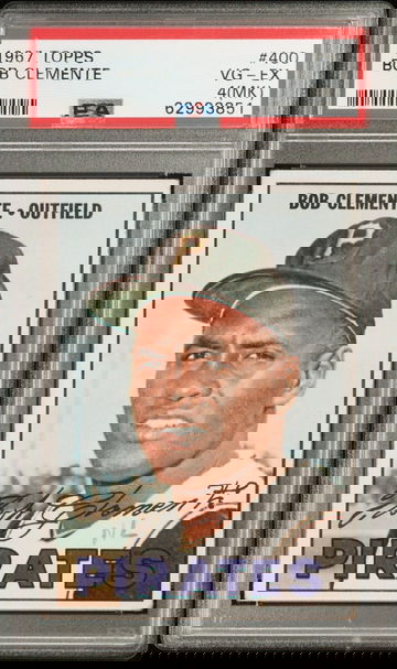 1967 Topps Bob (Roberto) Clemente #400 PSA 4(MK) VGEX HOF!