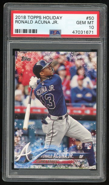 2018 Topps Holiday Ronald Acuna