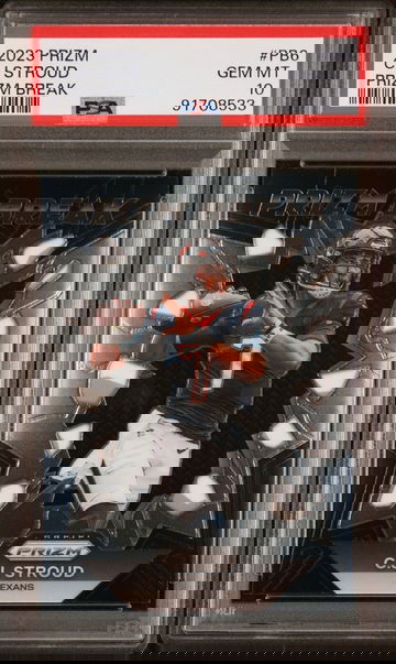 2023 Prizm CJ Stroud Prizm Break Rookie RC #PB6 Texans PSA 10 Gem Mint