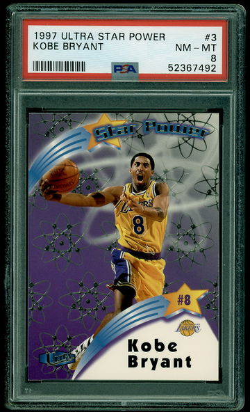 1997 Fleer Ultra Star Power Kobe Bryant #3 PSA 8