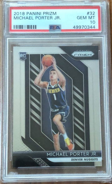 2018 Panini Prizm Michael Porter Jr. #32 PSA 10 