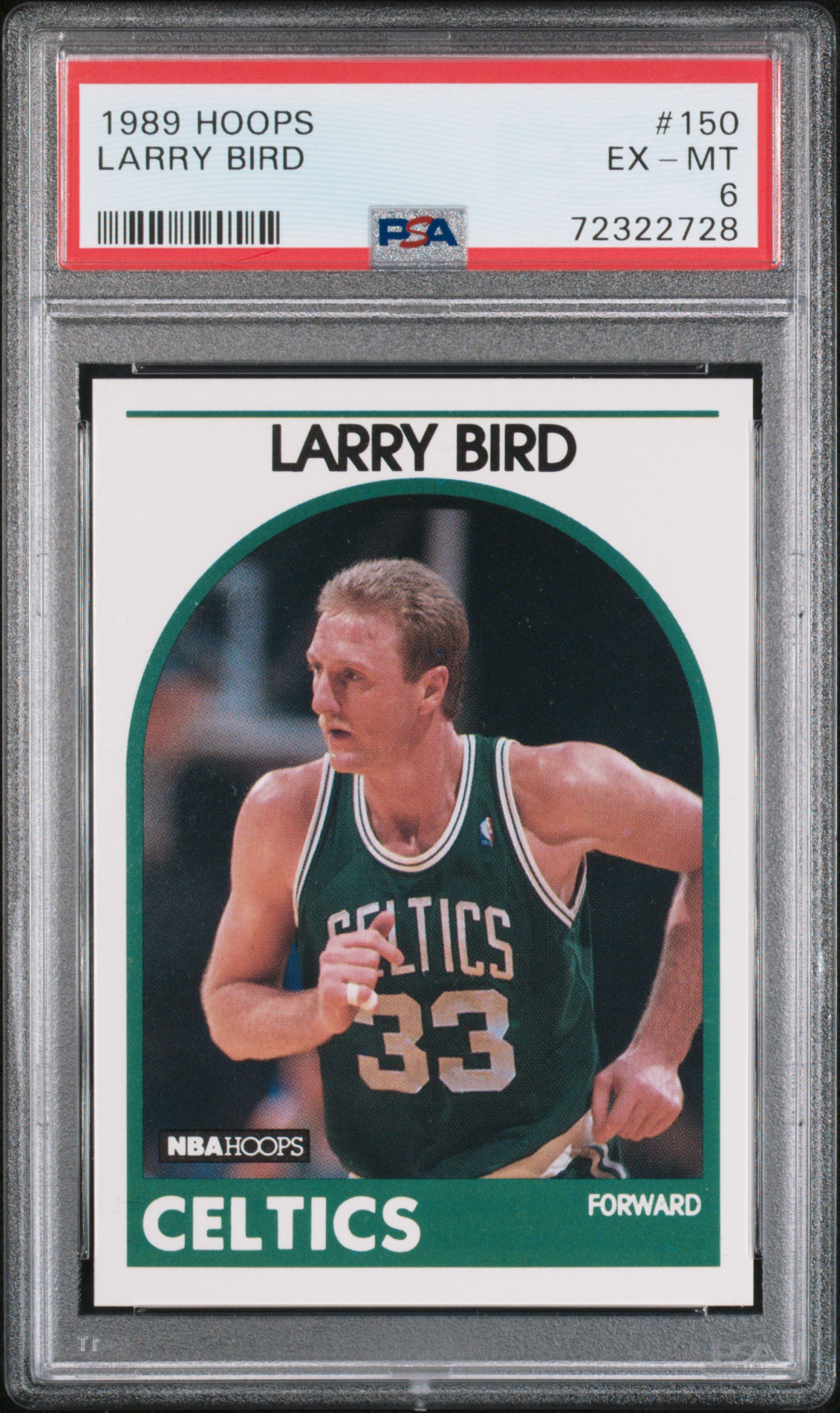 1989 Hoops Larry Bird #150 PSA 6