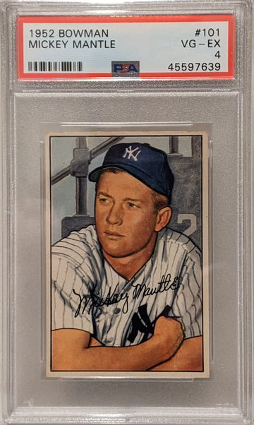Mickey Mantle 1952 Bowman