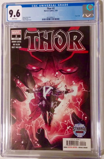 Thor #2 - CGC 9.6 - 1st Cameo Appearance of Black Winter