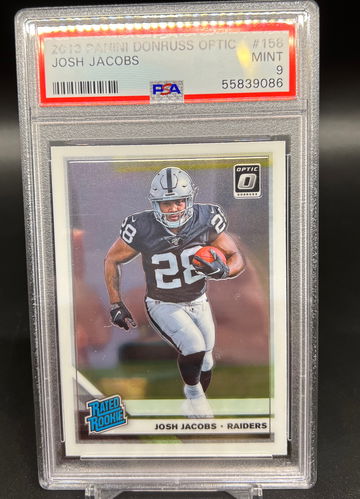 2019 Panini Donruss Optic Josh Jacobs PSA 9