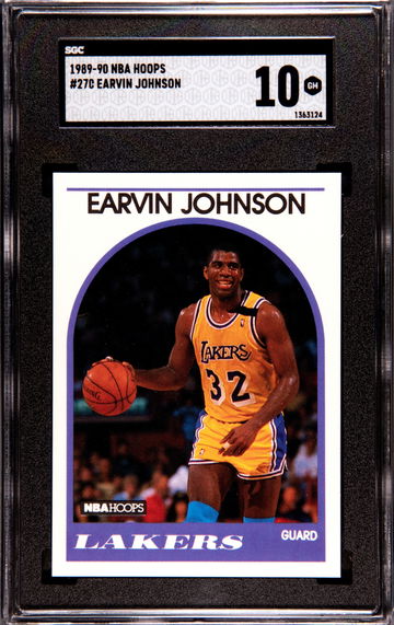 1989-90 Hoops #270 Magic Johnson SGC 10