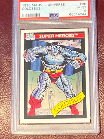 1990 Marvel Universe #36 Colossus PSA 9 MINT!!!