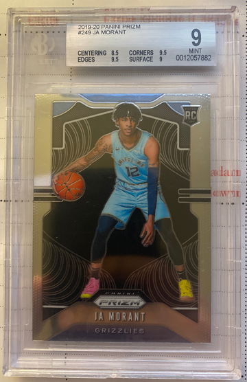 2019 Panini Prizm Ja Morant BGS 9