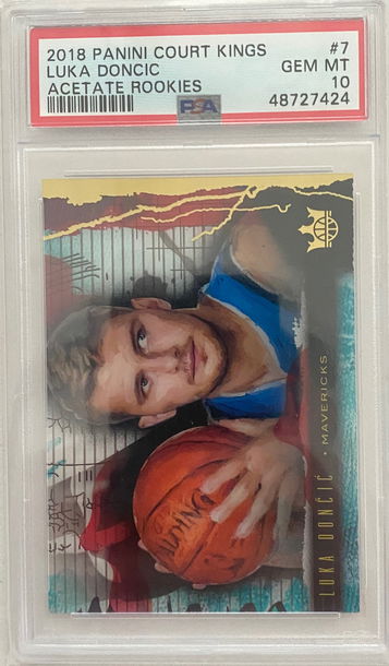 2018 Court Kings Luka Doncic Acetate Rookies Rookie Card RC PSA 10