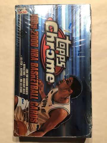 1999-2000 Topps Chrome Basketball Hobby Box