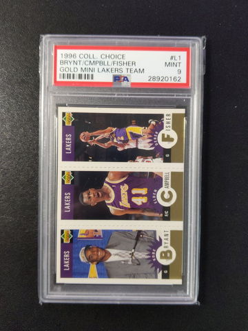 KOBE BRYANT 1996 Collector Choice PSA9