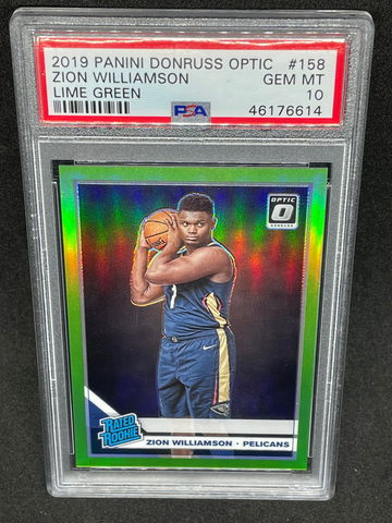 2019 Optic Zion Williamson Optic Lime /149