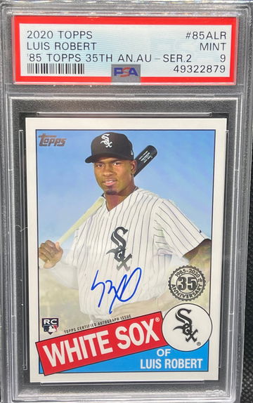 2020 Topps Luis Robert 1985 Auto Autograph PSA RC