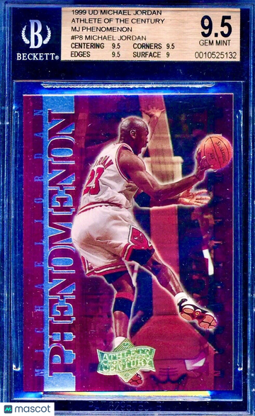SSP POP 4 BGS 9.5 Michael Jordan 1999 Upper Deck Phenomenon Iconic 90s Insert MJ
