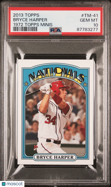 2013 Topps 1972 Topps Minis Baseball Bryce Harper #TM-41 PSA 10 87783277