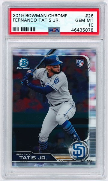 Fernando Tatis Jr 2019 Bowman Chrome PSA 10