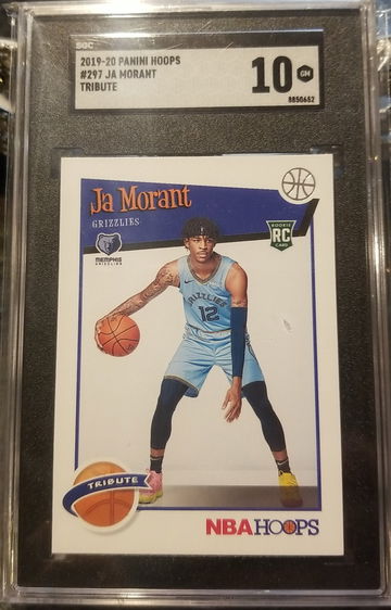 2019-20 Panini Hoops Ja Morant #297 Grizzlies RC Rookie SGC 10 Gem Mint 📈🔥