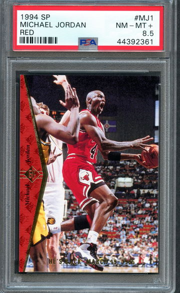 1994 SP Red Michael Jordan #MJ1 PSA 8.5