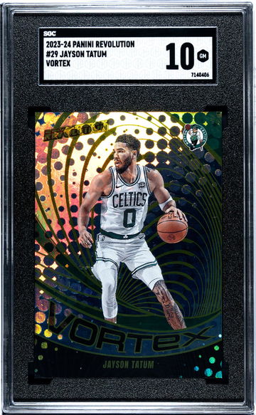 2023-24 Panini Revolution #29 Jayson Tatum Vortex SGC 10