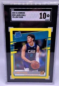 2020-2021 Donruss Rated Rookie Yellow Flood