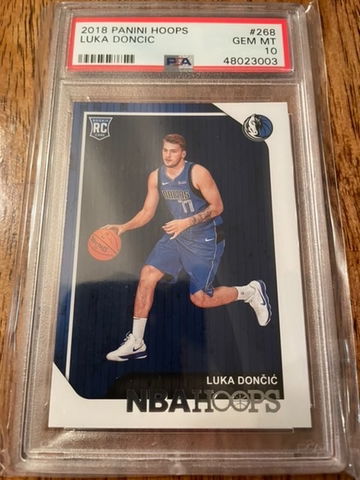 Luka Doncic 2018 Panini Hoops PSA 10