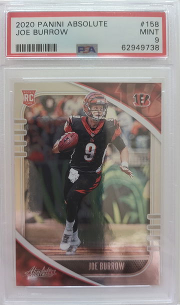 2020 Panini Absolute Joe Burrow  #158 PSA 9